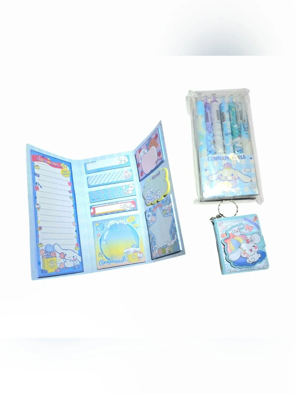 Cinnamoroll Kawaii 3 piece Stationery Set All NEW